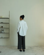 Reed Pleated Shirt in White