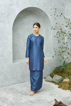Iman Kurung in Navy