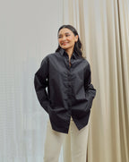 Alexa Relaxed Shirt in Midnight
