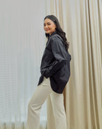 Alexa Relaxed Shirt in Midnight