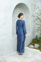 Iman Kurung in Navy